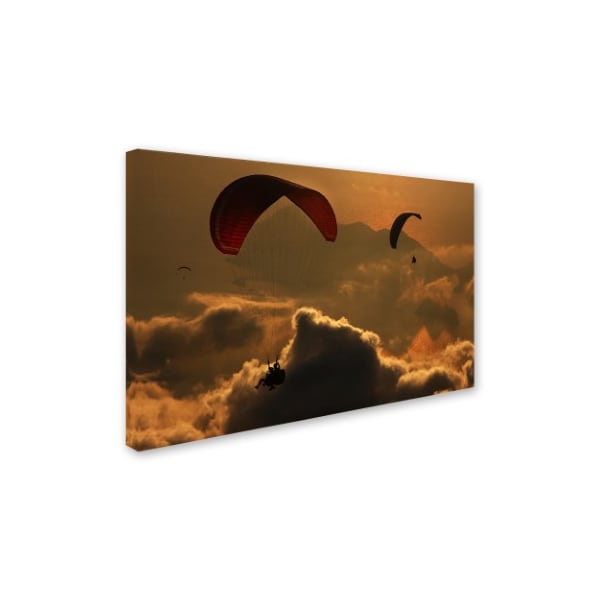 Yavuz Sariyildiz 'Paragliding' Canvas Art,30x47